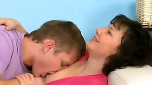 Russian teen enjoys rough sex with a big dick