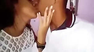 Indian teen gets intimate with her older man in this sensual video