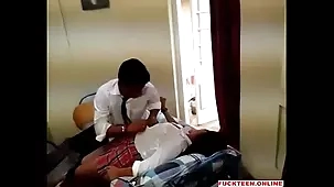 Cute Indian teen gets her first anal experience with director