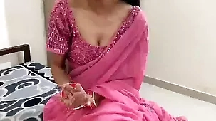 Indian amateur homemade video of bhabhi and father in law's hardcore sex in Hindi