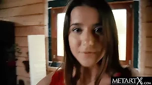 Sybil's fetish video: Caucasian teen indulges in role-play masturbation