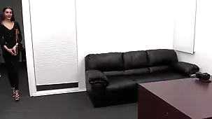 Casting couch: A young woman's first anal experience