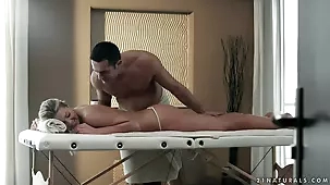 Christen Courtney's sensual anal massage