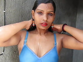 Hot Coupled with Glum Bikini Unfocused PINKI Desi Savar attracting a own up
