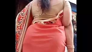 Indian aunty's gangbang turns into anal and ass play
