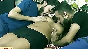Interracial threesome with an Indian college girl and her friend!